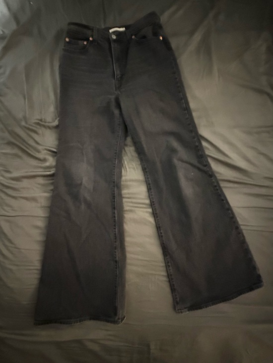 Levi's Denim - Levi’s RIBCAGE BELL WOMEN'S JEANS Black premium denim